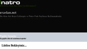 What Eraslan.net website looked like in 2018 (6 years ago)