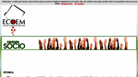 What Ecoem.it website looked like in 2018 (7 years ago)