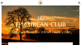 What Epicurean.club website looked like in 2018 (6 years ago)