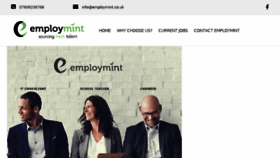 What Employmint.co.uk website looked like in 2018 (6 years ago)