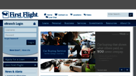 What Efirstflight.com website looked like in 2018 (6 years ago)