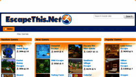 What Escapethis.net website looked like in 2018 (6 years ago)