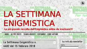 What Enigmistica.link website looked like in 2018 (6 years ago)