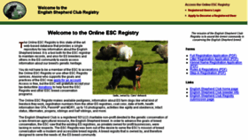 What Esc-registry.org website looked like in 2018 (6 years ago)