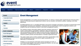 What Eventmanagement.com website looked like in 2018 (6 years ago)
