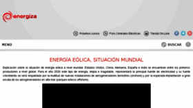 What Energiza.org website looked like in 2018 (6 years ago)