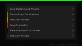 What Exambomb.com website looked like in 2018 (6 years ago)