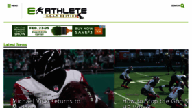 What E-athlete.net website looked like in 2018 (6 years ago)