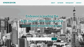 What Endeavorjapan.org website looked like in 2018 (6 years ago)