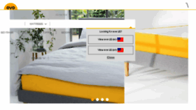 What Evemattress.co.uk website looked like in 2018 (6 years ago)