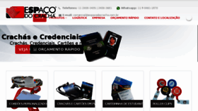 What Espacodocracha.com.br website looked like in 2018 (6 years ago)