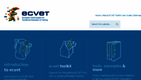 What Ecvet-toolkit.eu website looked like in 2018 (6 years ago)
