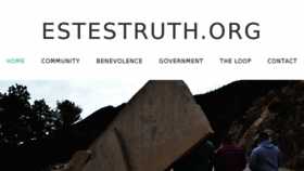 What Estestruth.org website looked like in 2018 (6 years ago)