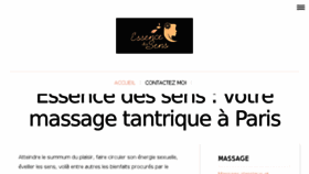 What Essence-des-sens.fr website looked like in 2018 (6 years ago)