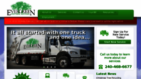 What Evergreendisposal.com website looked like in 2018 (6 years ago)