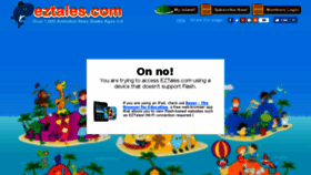 What Eztales.com website looked like in 2018 (6 years ago)
