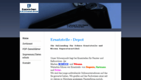 What Ersatzteile-depot-hamberger.de website looked like in 2018 (6 years ago)