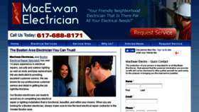What Electrician-in-boston.net website looked like in 2018 (6 years ago)