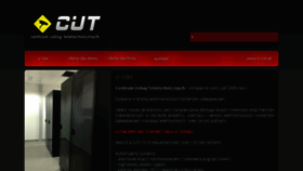 What E-cut.pl website looked like in 2018 (6 years ago)