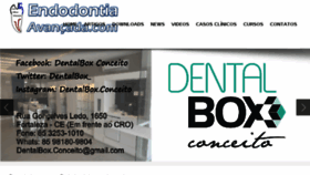 What Endodontiaavancada.com website looked like in 2018 (7 years ago)