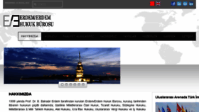 What Erdemhukuk.com website looked like in 2018 (6 years ago)