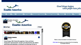 What Enableamerica.org website looked like in 2018 (6 years ago)