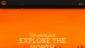What Explorethenorth.se website looked like in 2018 (6 years ago)
