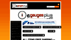 What Egaugesplus.com website looked like in 2018 (6 years ago)
