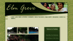 What Elmgrovekingwood.com website looked like in 2018 (6 years ago)