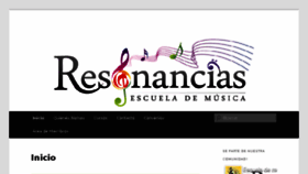 What Escuelaresonancias.cl website looked like in 2018 (6 years ago)