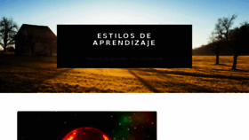 What Estilosdeaprendizaje.es website looked like in 2018 (6 years ago)