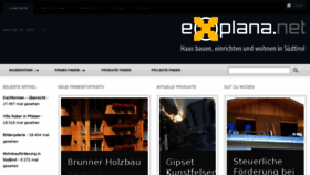 What Explana.net website looked like in 2018 (6 years ago)