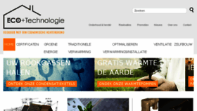 What Eco2-technologie.be website looked like in 2018 (6 years ago)