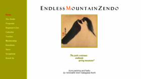 What Endlessmountainzendo.org website looked like in 2018 (6 years ago)