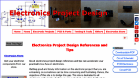 What Electronics-project-design.com website looked like in 2018 (6 years ago)