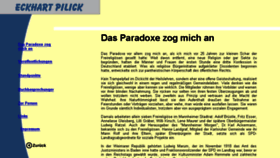 What Eckhartpilick.de website looked like in 2018 (6 years ago)