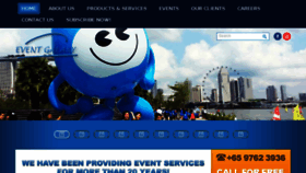 What Eventgalaxy.com.sg website looked like in 2018 (6 years ago)