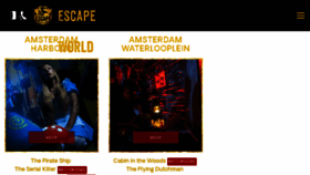 What Escapeworld.nl website looked like in 2018 (6 years ago)