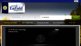 What Enfield-ct.gov website looked like in 2018 (6 years ago)