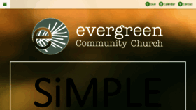 What Evergreen.org website looked like in 2018 (6 years ago)