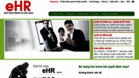 What Ehr.com.vn website looked like in 2018 (6 years ago)
