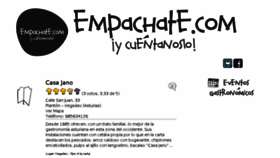 What Empachate.com website looked like in 2018 (6 years ago)