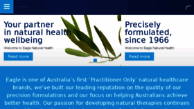 What Eaglenaturalhealth.com.au website looked like in 2018 (6 years ago)