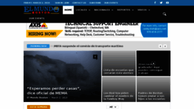 What Elmundoboston.com website looked like in 2018 (6 years ago)
