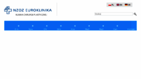 What Euroklinika.com.pl website looked like in 2018 (6 years ago)