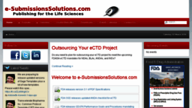 What E-submissionssolutions.com website looked like in 2018 (6 years ago)