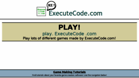 What Executecode.com website looked like in 2018 (6 years ago)