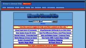 What Elmersunrealsite.com website looked like in 2018 (6 years ago)