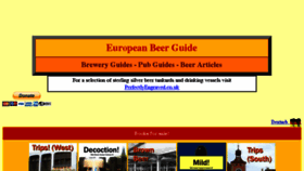 What Europeanbeerguide.net website looked like in 2018 (6 years ago)