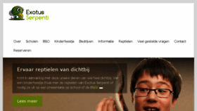 What Exotusserpenti.nl website looked like in 2018 (6 years ago)